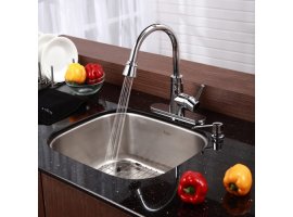Мийка кухонна стальна KBU11 Kraus-foto4