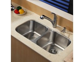 Мийка кухонна стальна KBU22 Kraus-foto5