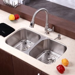 Мийка кухонна стальна KBU22 Kraus-foto10