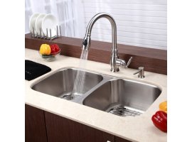 Мийка кухонна стальна KBU22 Kraus-foto12