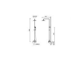 Душова система Typhon KEF-15108CH Kraus-foto2