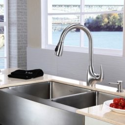 Мийка кухонна стальна KHF203-33 Kraus-foto8