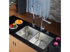 Мийка кухонна стальна KHU102-33 Kraus Товар з вітрини-foto8