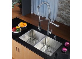Мийка кухонна стальна KHU102-33 Kraus Товар з вітрини-foto8