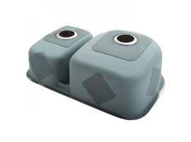 Мийка кухонна стальна KBU21 Kraus-foto3