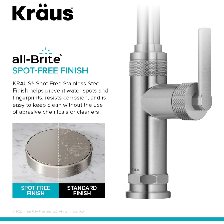 Змішувач кухонний ALLYN™ KPF-4102SFS Kraus