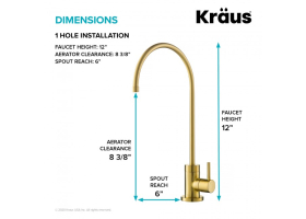 Кран для фільтрованої води PURITA™ FF-100BB Kraus-foto6