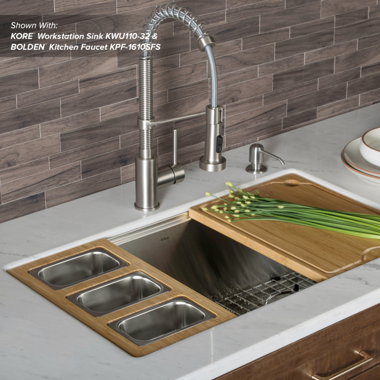 Змішувач кухонний BOLDEN™ KPF-1610SFS Kraus 