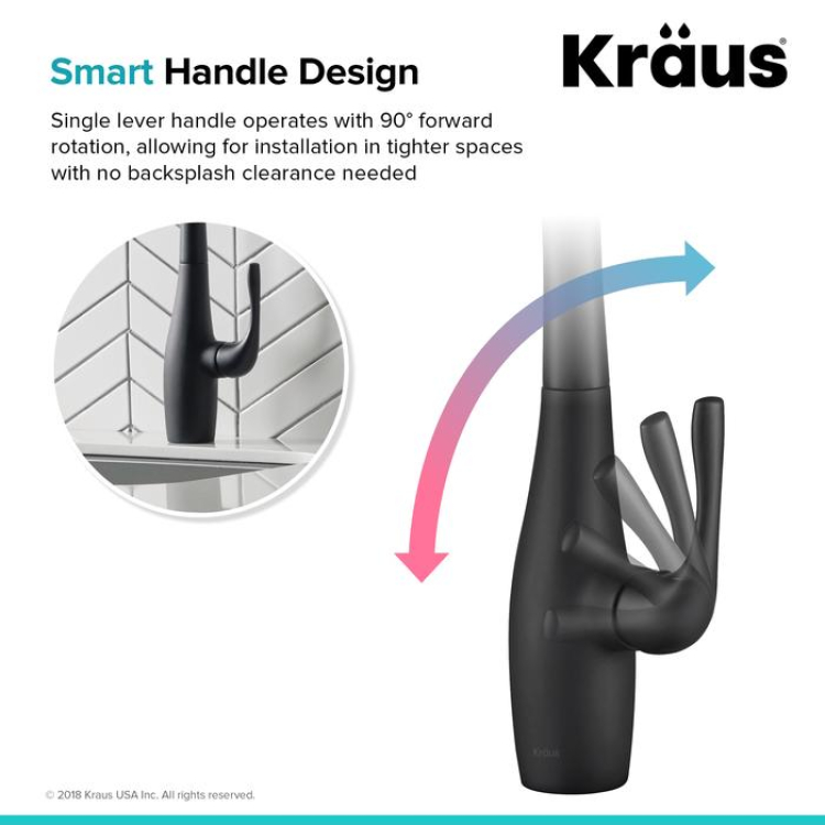 Кухонний змішувач ESINA™ KPF-1670MB Kraus