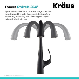 Кухонний змішувач ANSEL™ KPF-1675MB Kraus-foto14