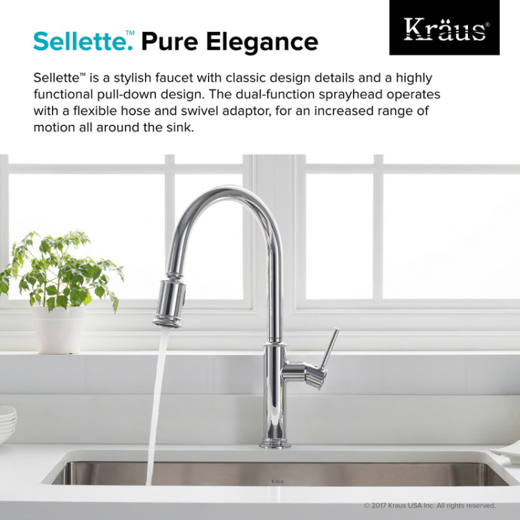Кухонний змішувач SELLETTE™ KPF-1680SFS Kraus
