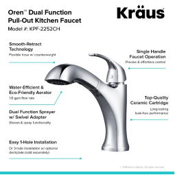 Кухонний змішувач OREN™ KPF-2252SFS Kraus-foto5