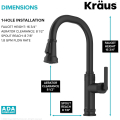 Змішувач кухонний ALLYN™ KPF-4102MB Kraus