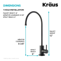 Кран для фільтрованої води PURITA™ FF-100MB Kraus