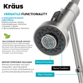 Змішувач кухонний 2в1 BOLDEN™ KFF-1610MB Kraus з підключенням фільтрованої води