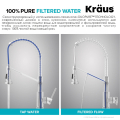 Змішувач кухонний 2в1 BOLDEN™ KFF-1610MB Kraus з підключенням фільтрованої води