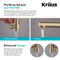 Кухонний змішувач ARTEC PRO™ KPF-1603SBBG Kraus