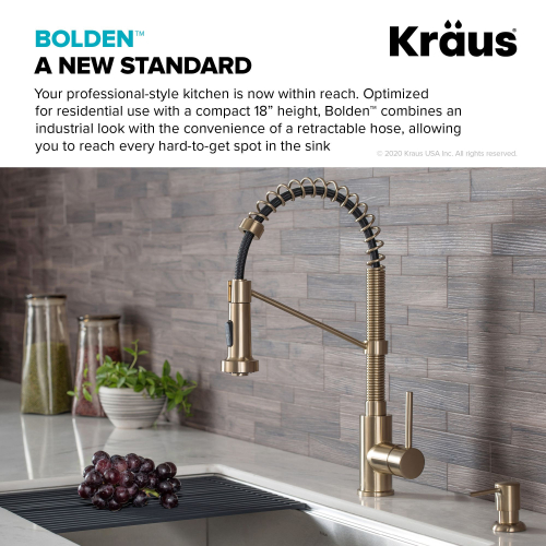 Змішувач кухонний BOLDEN™ KPF-1610SFACB Kraus-foto10
