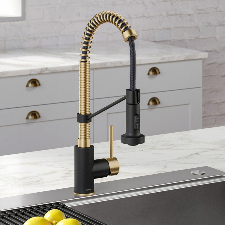 Змішувач кухонний BOLDEN™ KPF-1610SFACBMB Kraus