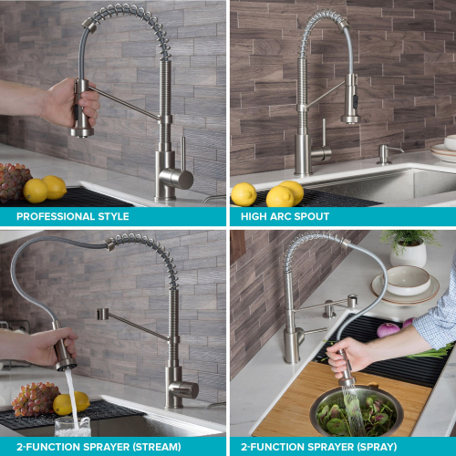 Змішувач кухонний BOLDEN™ KPF-1610SFACBMB Kraus-foto5