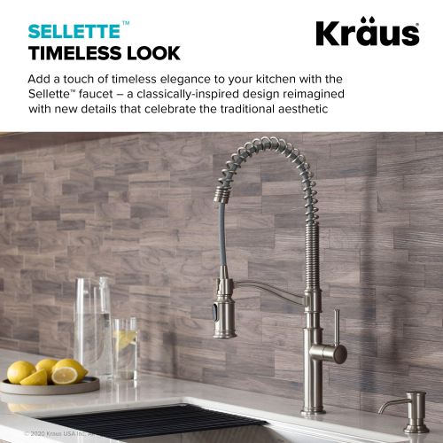 Кухонний змішувач SELLETTE™ KPF-1683SFS Kraus-foto2