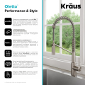 Кухонний змішувач OLETTO™ KPF-2631SFS Kraus