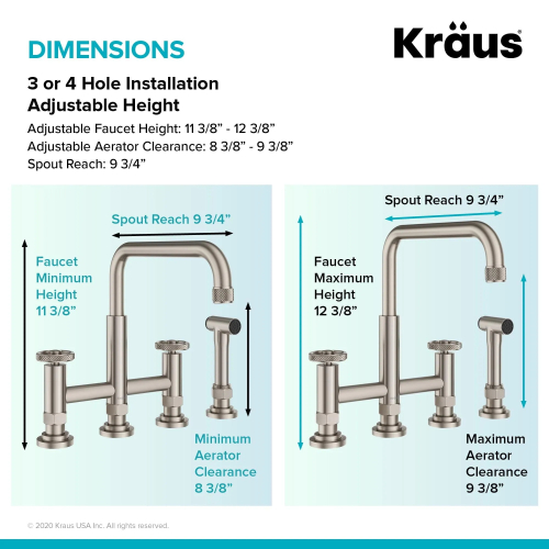 Змішувач кухонний URBIX™ KPF-3125MB Kraus-foto8