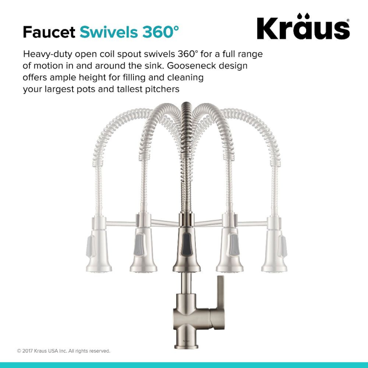 Кухонний змішувач BRITT™ KPF-1690SFS Kraus