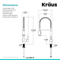 Кухонний змішувач BRITT™ KPF-1690SFS Kraus