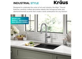 Змішувач кухонний ALLYN™ KPF-4102SFS Kraus-foto12