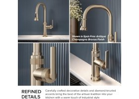 Змішувач кухонний ALLYN™ KPF-4102SFS Kraus-foto8