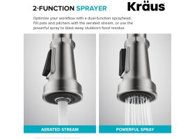 Змішувач кухонний ALLYN™ KPF-4102SFS Kraus-foto6