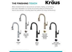 Змішувач кухонний ALLYN™ KPF-4102SFS Kraus-foto2