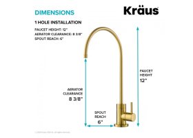 Кран для фільтрованої води PURITA™ FF-100BB Kraus-foto6