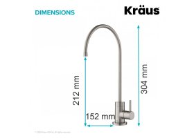 Кран для фільтрованої води PURITA™ FF-100SFS Kraus-foto4