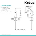 Змішувач для умивальника ARLO KBF-1201MB Kraus 