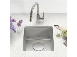 Мийка кухонна стальна KD1US17B DEX Kraus-foto2