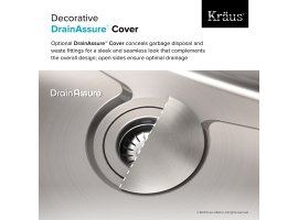 Мийка кухонна стальна KD1US17B DEX Kraus-foto8