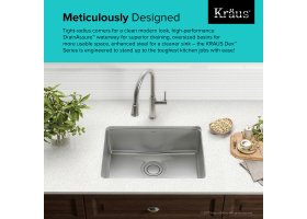 Мийка кухонна стальна KD1US25B DEX Kraus-foto14