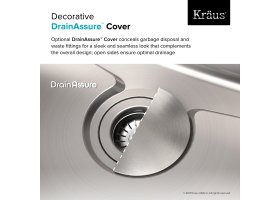 Мийка кухонна стальна KD1US25B DEX Kraus-foto10