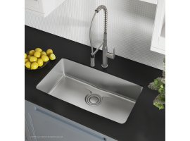 Мийка кухонна стальна KD1US33B DEX Kraus-foto3