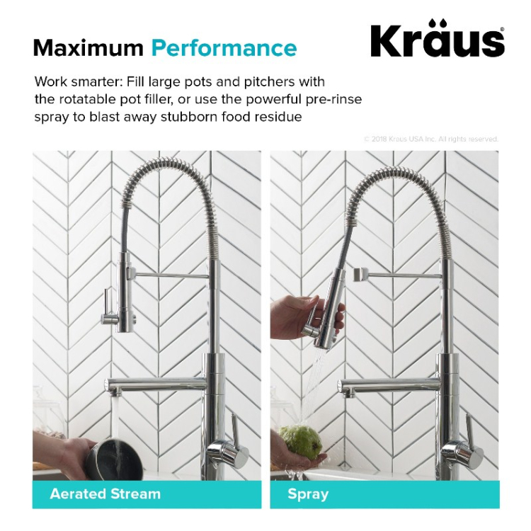 Кухонний змішувач ARTEC PRO™ KPF-1603SFS Kraus