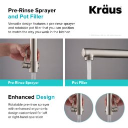 Кухонний змішувач ARTEC PRO™ KPF-1603SFS Kraus-foto6