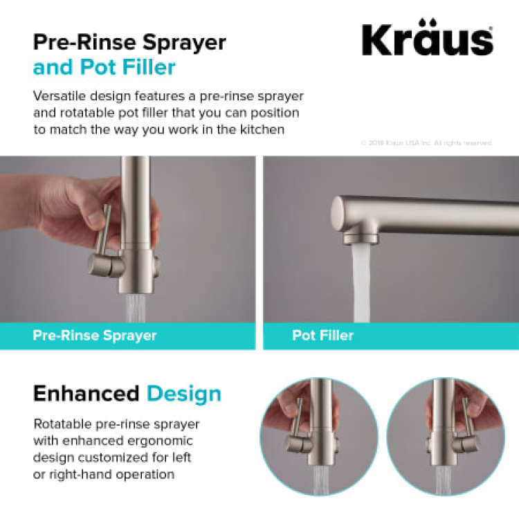Кухонний змішувач ARTEC PRO™ KPF-1603SFS Kraus