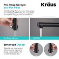 Кухонний змішувач ARTEC PRO™ KPF-1603SFSMB Kraus