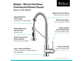 Змішувач кухонний BOLDEN™ KPF-1610SFSCH Kraus *Товар з вітрини-foto4