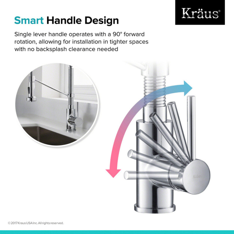 Змішувач кухонний BOLDEN™ KPF-1610CH Kraus