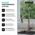 Змішувач кухонний BOLDEN™ KPF-1610SFS Kraus 