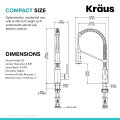 Кухонний комплект KCA-1200: мийка нижнього монтажу ELLIS KBU32 + змішувач KPF-1610SS Kraus