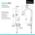 Кухонний змішувач NOLEN™ KPF-1673CHWH Kraus